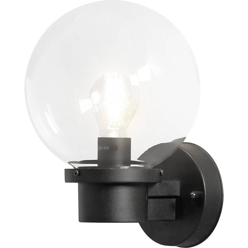 Foto van Konstsmide nemi 7335-750 buitenlamp (wand) spaarlamp, led e27 60 w zwart