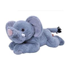 Foto van Wild republic knuffel olifant ecokins mini junior 20 cm pluche blauw
