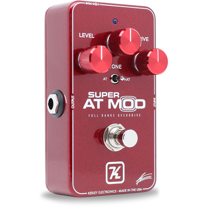 Foto van Keeley limited edition super at mod full range overdrive andy timmons effectpedaal met twee tone modi