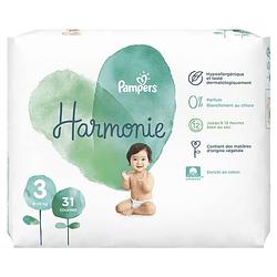 Foto van Pampers harmonie luiers maat 3 6-10 kg - 31 luiers