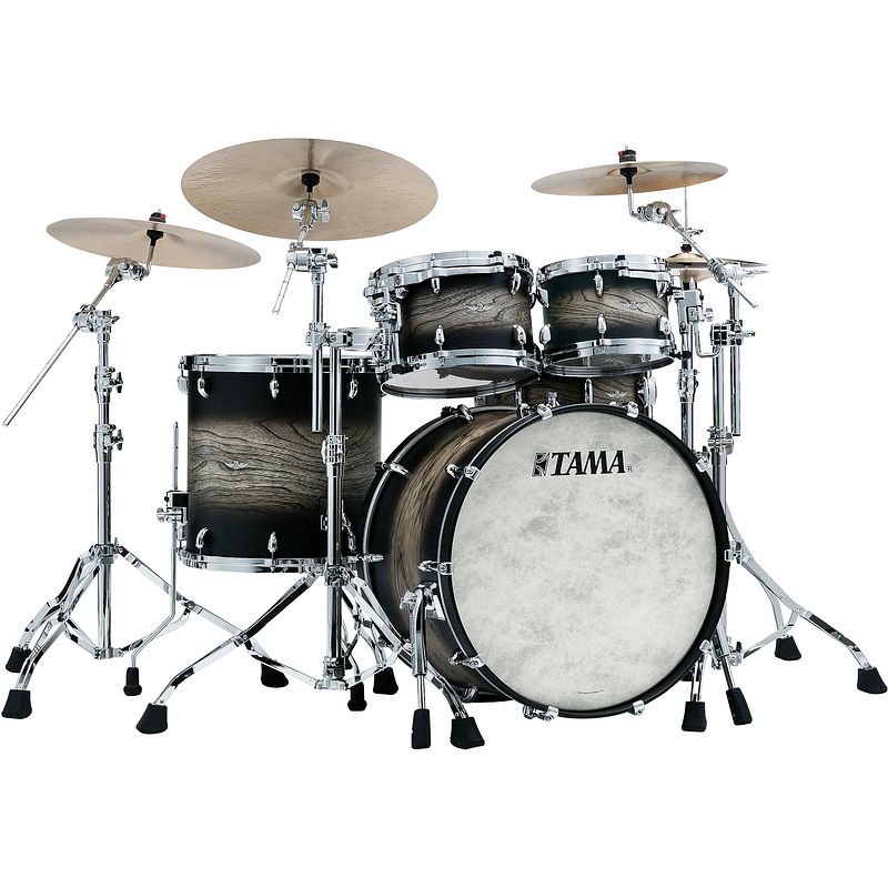 Foto van Tama tw42rzs-sdr star walnut solid candy red 4-delige shellset