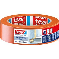 Foto van Tesa spvc 66001-00002-00 gipstape tesa professional oranje (l x b) 33 m x 30 mm 1 stuk(s)