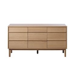 Foto van Giga living - dressoir ponza dressoir naturel eiken 140cm