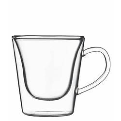 Foto van Bormioli luigi - dubbelwandig glas drink - 2 koffie / thee