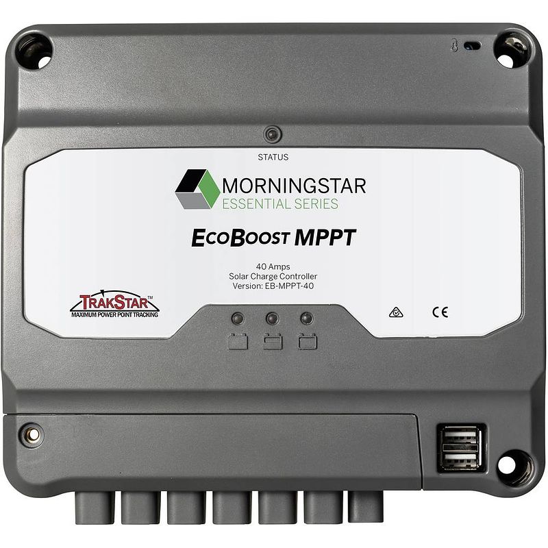 Foto van Morningstar ecoboost solar laadregelaar mppt 12 v, 24 v 20 a