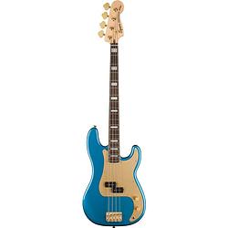 Foto van Squier 40th anniversary precision bass gold edition il lake placid blue elektrische basgitaar