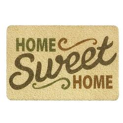 Foto van Curly print beige home sweet home 40x60