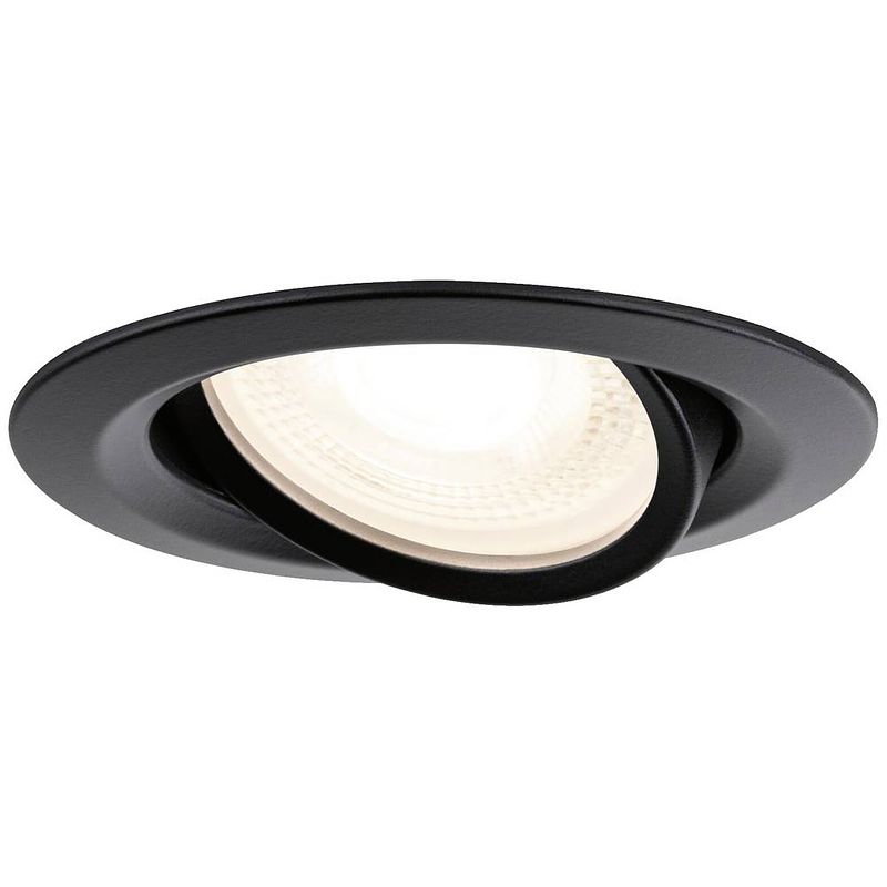 Foto van Paulmann 92460 led-inbouwlamp led zwart (mat)