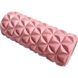 Foto van Massageroller massage roller foam roller fitness sport trigger point massage yoga 14,5 x 33 cm roze -