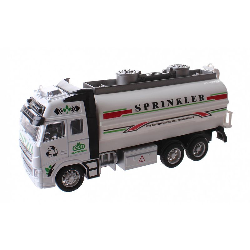 Foto van Toi-toys tankwagen sprinkler 18 cm wit