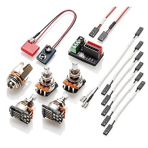 Foto van Emg 1-2 pu solderless conversion kit (long shaft)