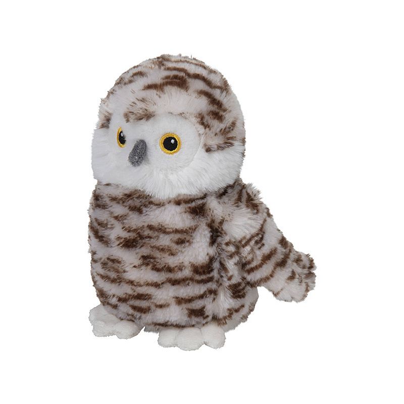 Foto van Pluche dieren knuffels sneeuwuil van 16 cm - vogel knuffels