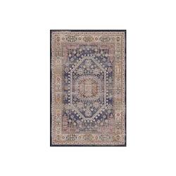 Foto van Vloerkleed vintage 160x220cm rood blauw perzisch oosters tapijt