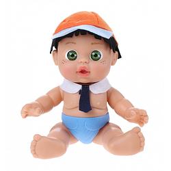 Foto van Falca babypop pet 19 cm meisjes oranje