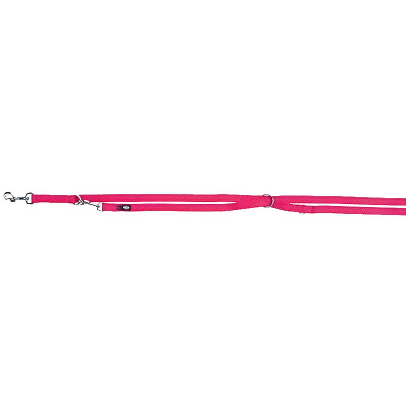 Foto van Trixie hondenriem premium 200 x 1,5 cm nylon fuchsia