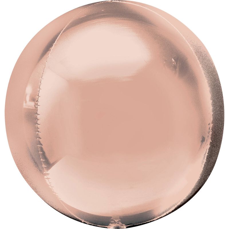 Foto van Amscan folieballon orbz 53 cm roségoud