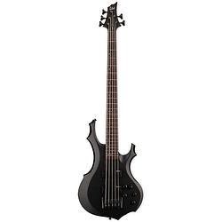 Foto van Esp ltd f-205 black satin 5-snarige elektrische basgitaar