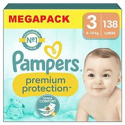 Foto van Pampers - premium protection - maat 3 - megapack - 138 luiers - 6/10 kg