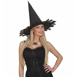 Foto van Halloween - zwarte ketting met spin - verkleedketting