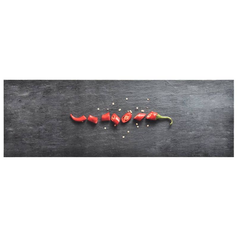 Foto van Vidaxl keukenmat wasbaar pepper 60x300 cm