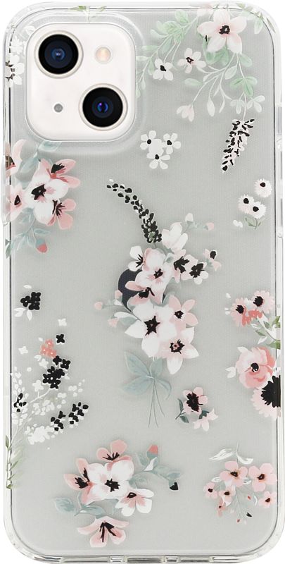 Foto van Bluebuilt sweet blossom soft case apple iphone 13 back cover transparant