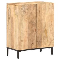 Foto van Vidaxl dressoir 60x35x77 cm massief mangohout