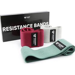 Foto van Weerstandsband - resistance band - fitness elastiek - 3 stuks - merlot
