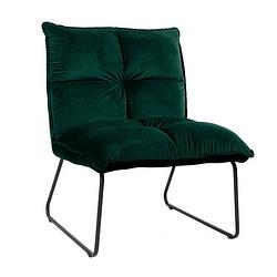 Foto van Velvet fauteuil maud donkergroen