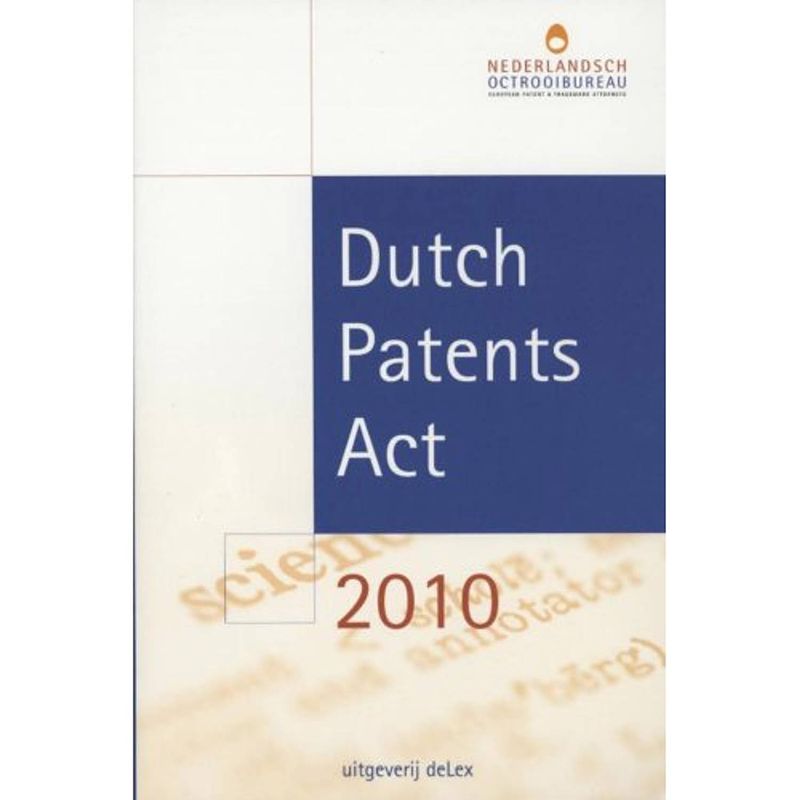 Foto van Renewed dutch patents act