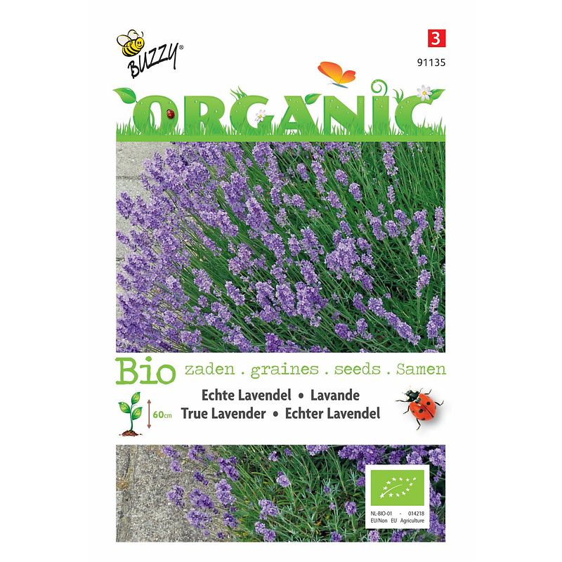 Foto van 5 stuks organic lavendel (skal 14275)