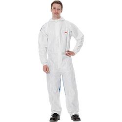 Foto van 3m 4535xl wegwerp overall maat: xl wit, blauw