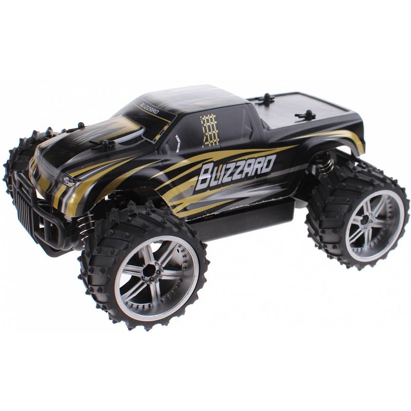 Foto van Thomaxx rc buggy 1:16 x-truggy blizzard 29 cm zwart/goud