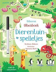 Foto van Uitwisboek dierentuinspelletjes - paperback (9781474995894)