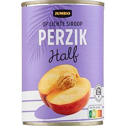 Foto van Jumbo perzik half op lichte siroop 410g