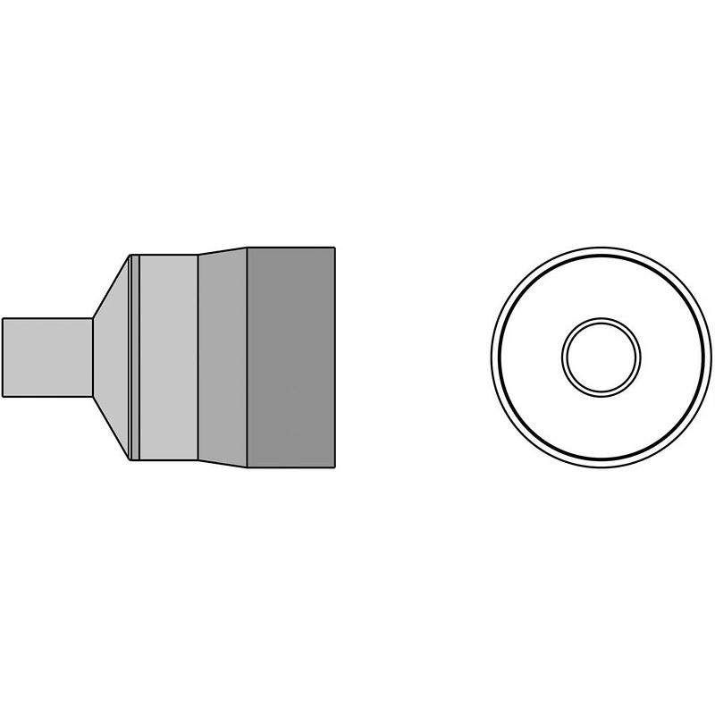 Foto van Weller t0058768744 hetelucht mondstuk heteluchtmondstuk grootte soldeerpunt 7 mm inhoud: 1 stuk(s)