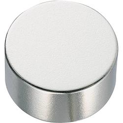 Foto van Tru components 505878 permanente magneet rond (ø x h) 10 mm x 2 mm n45 1.33 - 1.37 t grenstemperatuur (max.): 80 °c