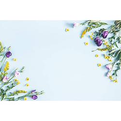 Foto van Inductiebeschermer - little flowers - 76x52 cm