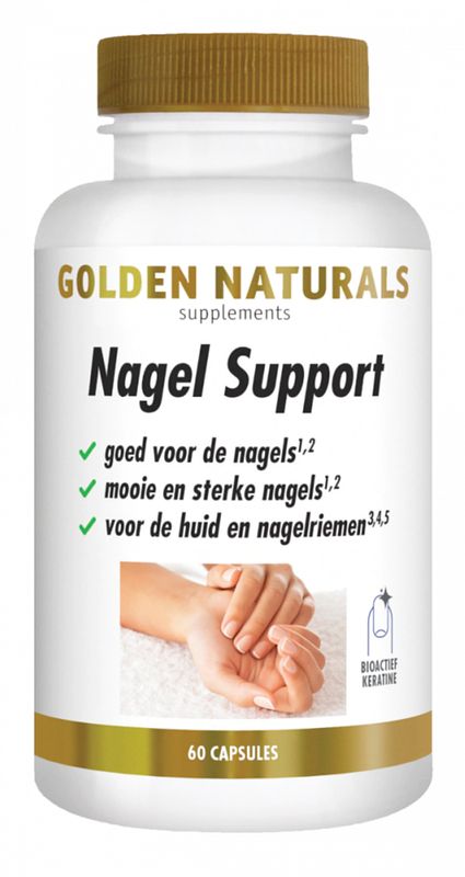 Foto van Golden naturals nagel support capsules