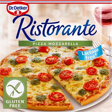 Foto van Dr. oetker ristorante pizza mozzarella glutenvrij 370g bij jumbo