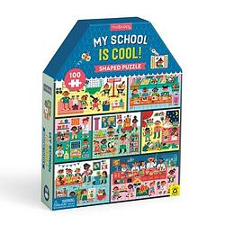 Foto van My school is cool 100 piece puzzle house-shaped puzzle - puzzel;puzzel (9780735379244)