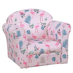 Foto van Kindersofa met antislipvoetjes - kinder fauteuil - kinder relax stoel - stoelen - roze - speelgoed