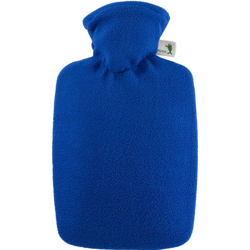 Foto van Fleece kruik blauw 1,8 liter met hoes - warmwaterkruik