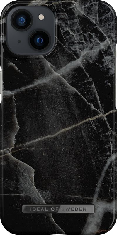 Foto van Ideal of sweden black thunder apple iphone 14 back cover