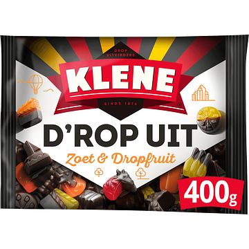 Foto van Klene d'srop uit zoute mix gemengde drop zak 400 gram bij jumbo