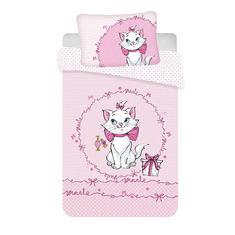 Foto van Disney aristocats baby dekbedovertrek marie - 100 x 135 cm - katoen