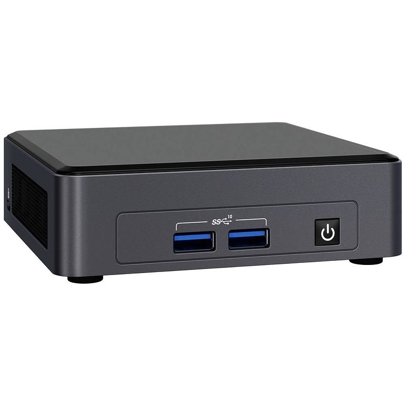 Foto van Intel barebone next unit of computing 11 pro kit nuc11tnki30z () intel® core™ i3 i3-1115g4 intel uhd graphics bnuc11tnki30z00