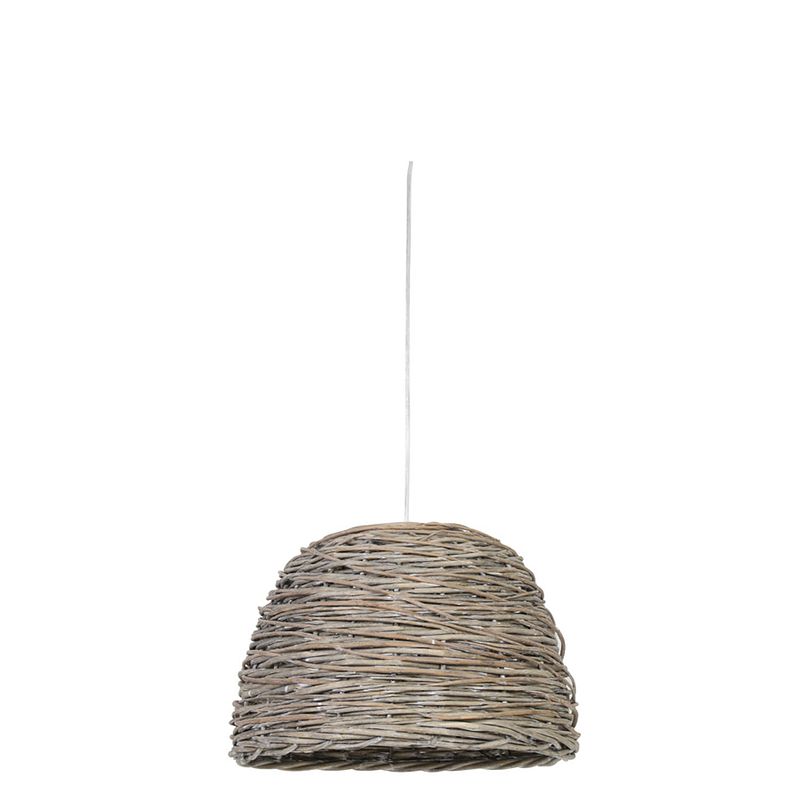 Foto van Light & living - hanglamp - 38x38x26 - grijs