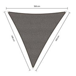 Foto van Sunfighters driehoek 3,5x4x4,5 grijs