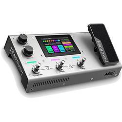 Foto van Headrush mx5 amp modelling guitar effect processor special edition silver multi-effect met looper / usb audio interface