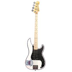 Foto van Fender steve harris precision bass mn olympic white